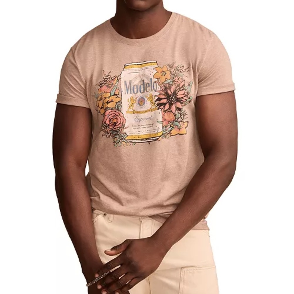 Lucky Brand Modelo Flowers Venice Burnout T-Shirt XLarge